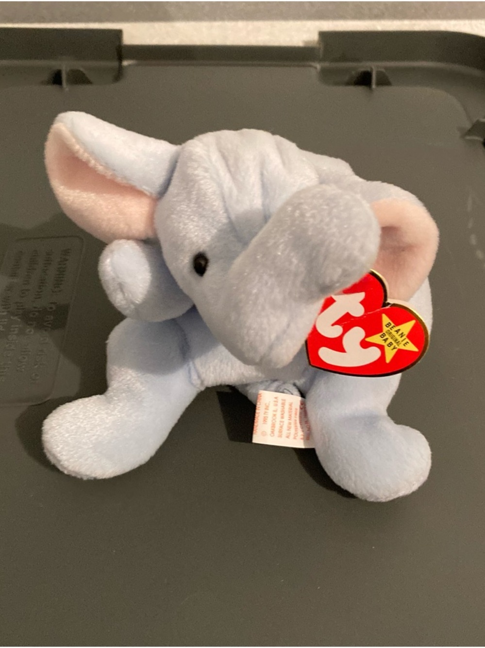 Beanie Babies - Peanut - Elephant - 1995 Vintage